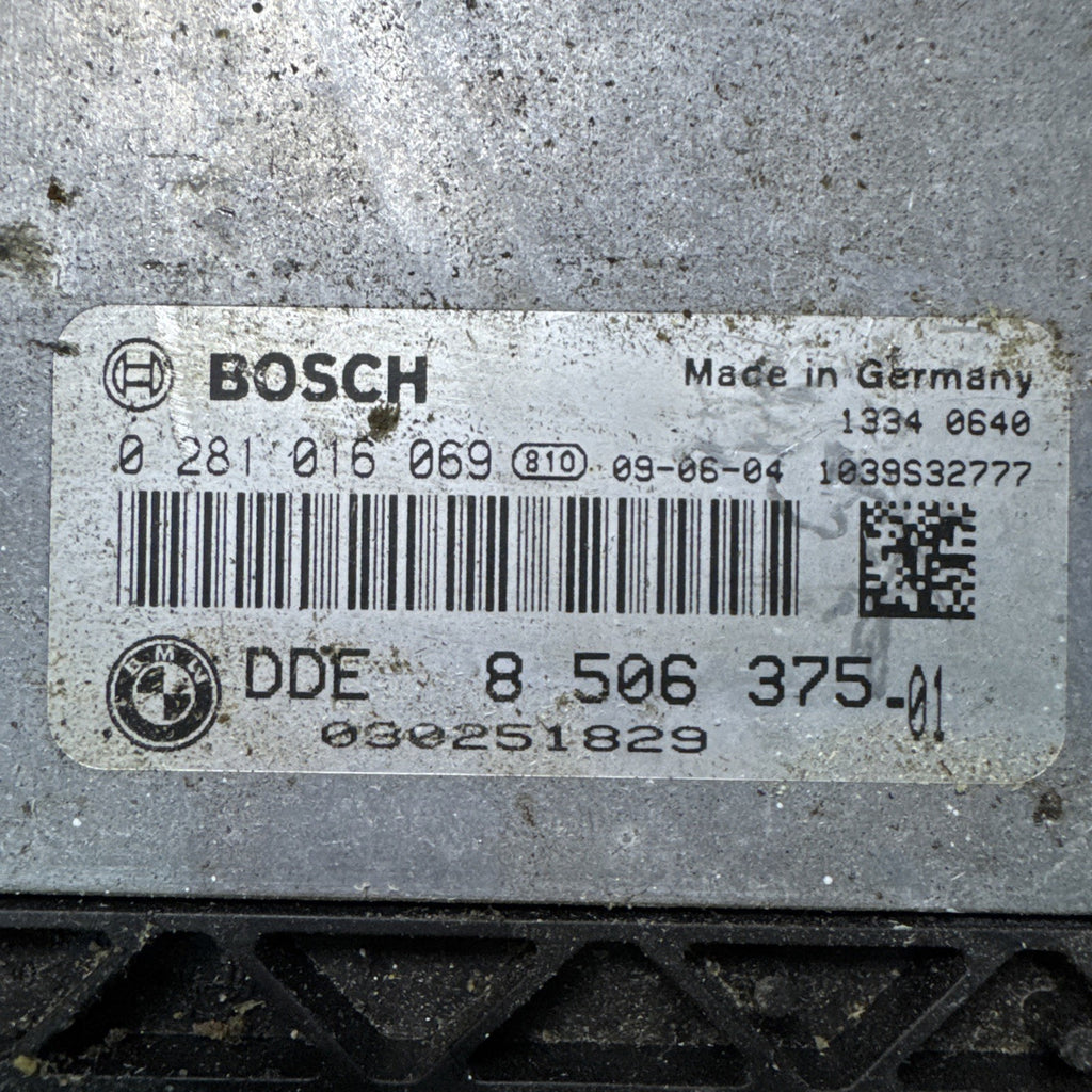 0281016069 BMW 1 3 Series E81 E87 E90 E91 Diesel Engine Control Unit ECU 8506375