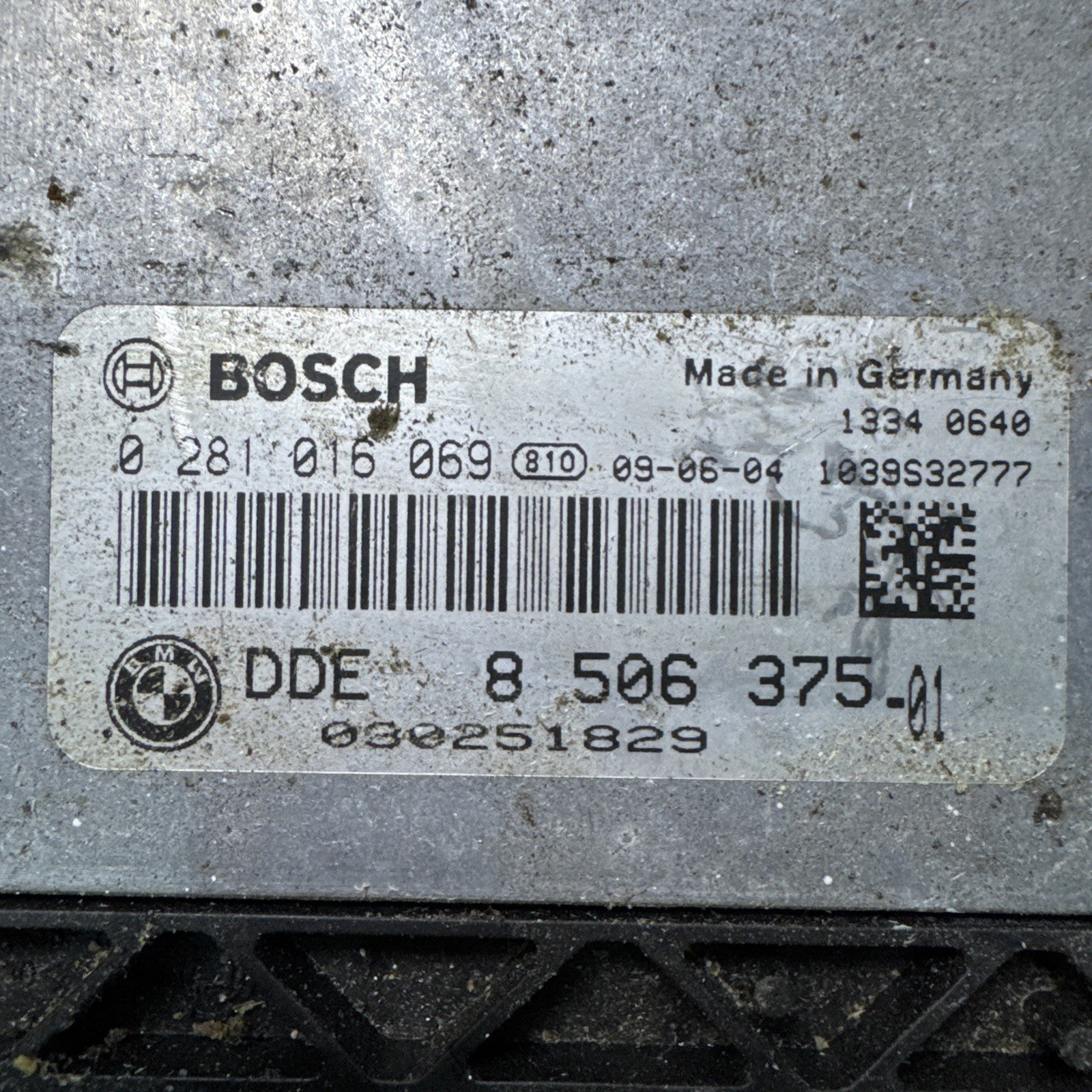 0281016069 BMW 1 3 Series E81 E87 E90 E91 Diesel Engine Control Unit ECU 8506375