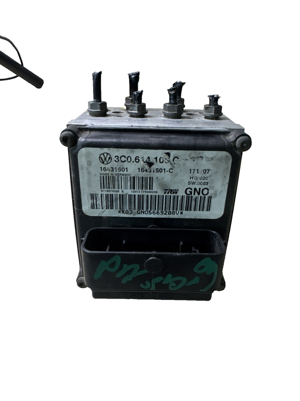 VOLKSWAGEN PASSAT B6 2.0 TDI ABS PUMP ABS CONTROLLER MODULE 3C0614109C 05-2010🌟