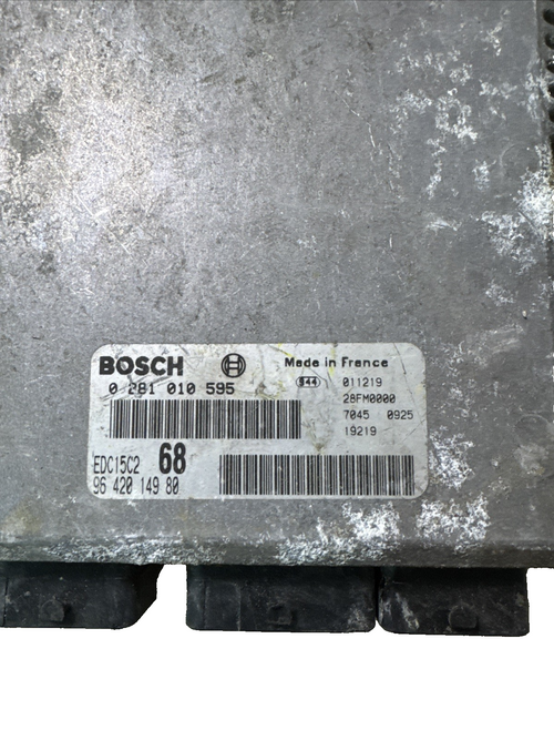 1998 PEUGEOT 406 2.0 HDi ENGINE CONTROL UNIT ECU 9645532880 0281010595