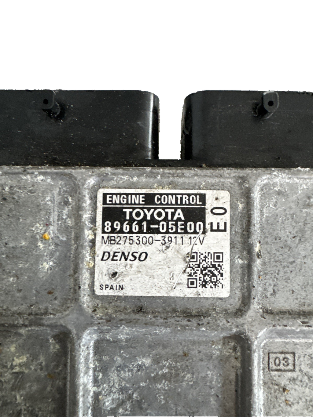 Toyota Avensis T250 2009 8966105E00 Engine control unit module ECU ONV59826