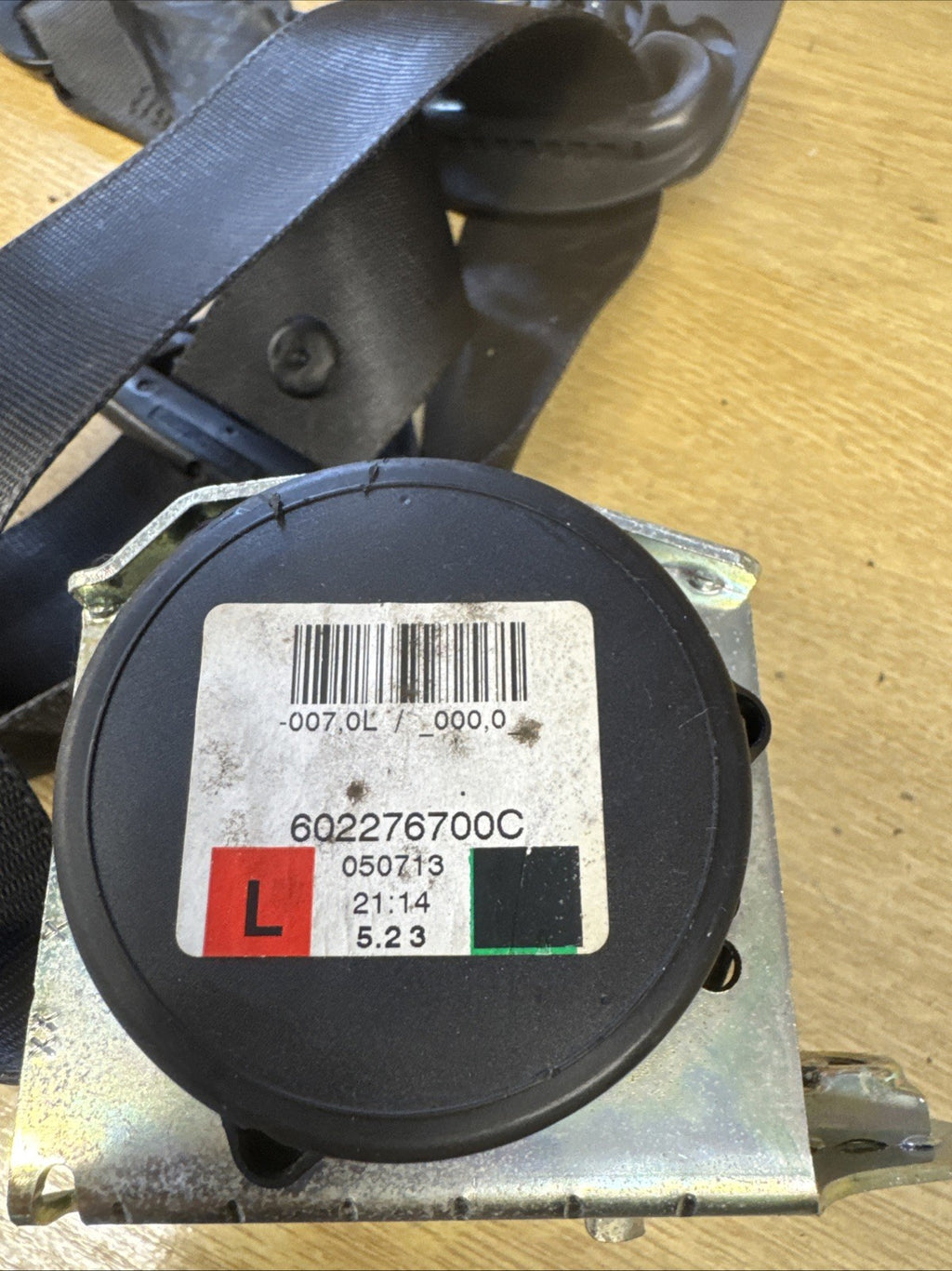 L320 RANGE ROVER SPORT FRONT SEAT BELT LH PASSENGER SIDE 602276700C