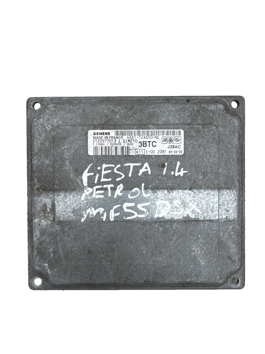 FORD FIESTA MK5 02-08 ENGINE CONTROL UNIT MODULE ECU 4S6112A650NC S120977013E
