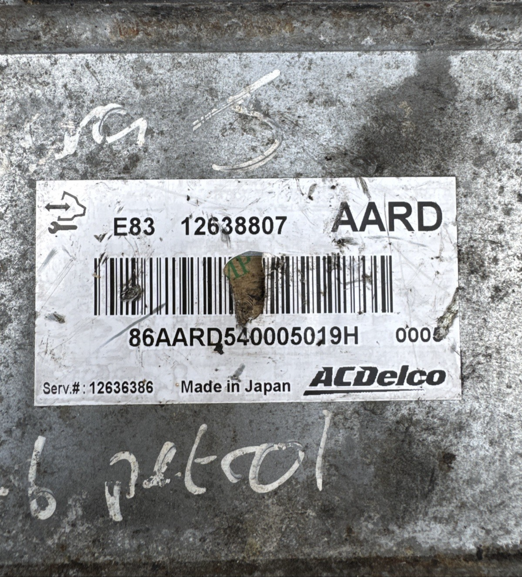 VAUXHALL ASTRA J ENGINE ECU 1.5 PETROL12638807 2009-2015