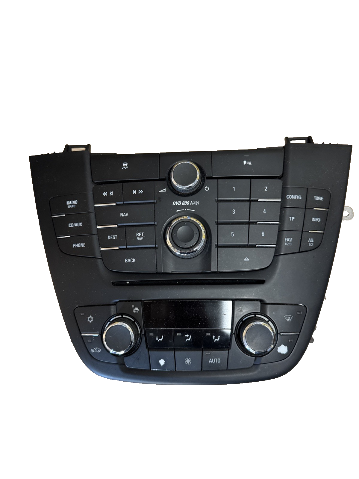 2009 VAUXHALL INSIGNIA MULTIMEDIA & HEATER CLIMATE CONTROL PANEL 13273256