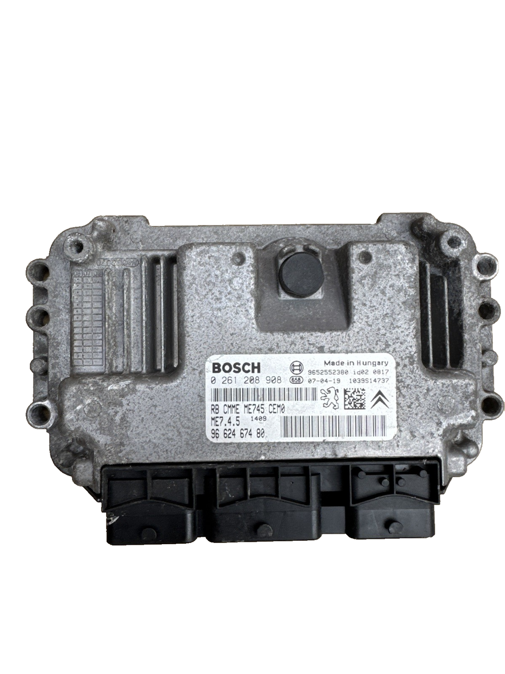 2007 CITROEN C2 1.4 PETROL ENGINE ECU 9663518689
