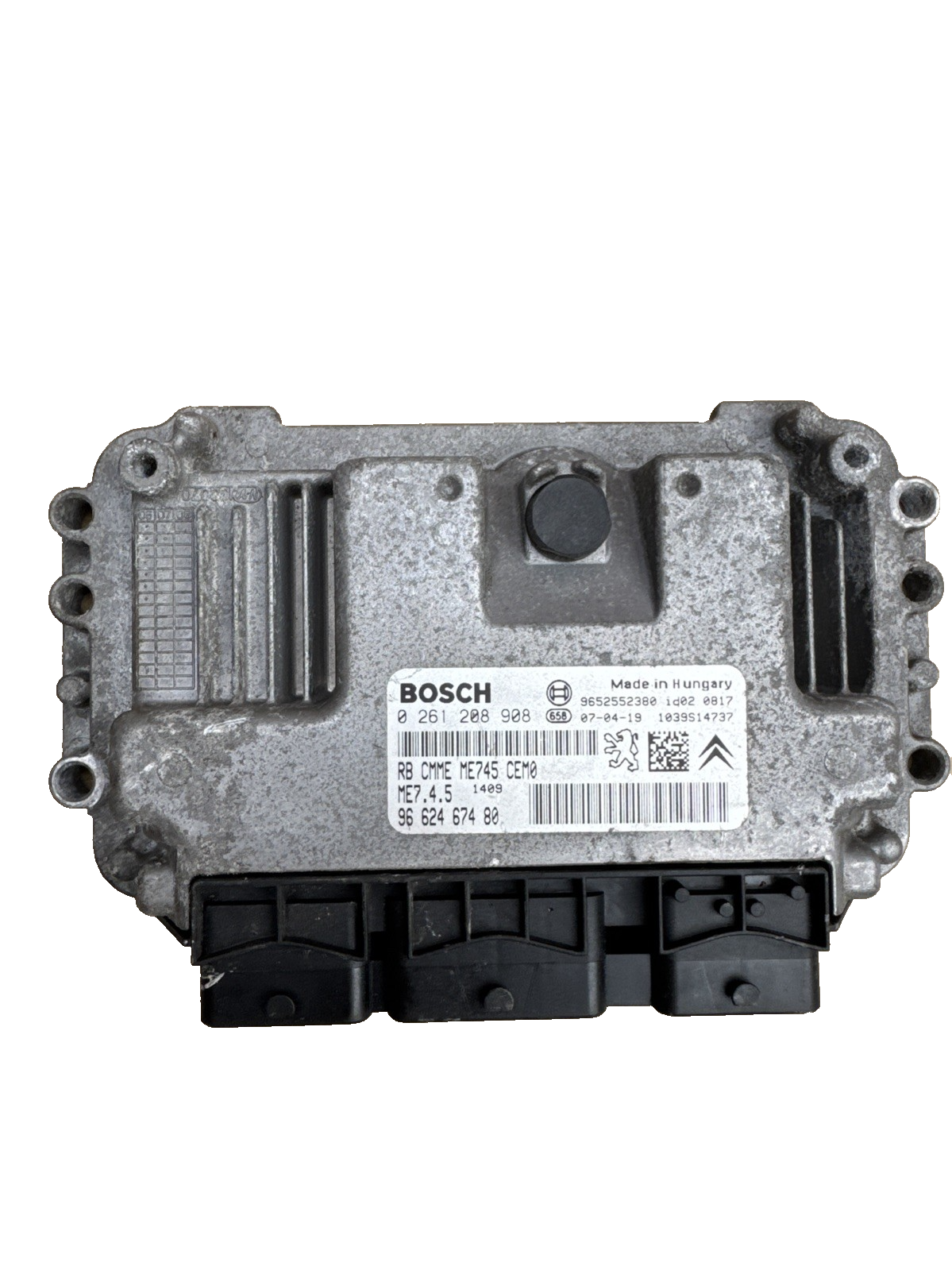 2007 CITROEN C2 1.4 PETROL ENGINE ECU 9663518689