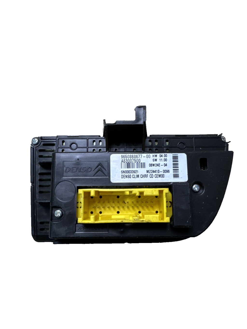 2007 CITROEN C4 PICASSO HEATER CONTROL PANEL  9650868677
