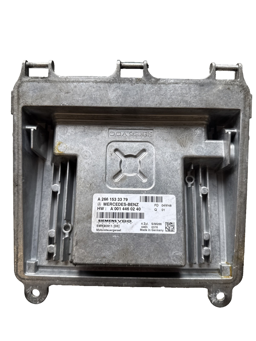 2006 MERCEDES A CLASS A180 ENGINE CONTROL UNIT A2661533379