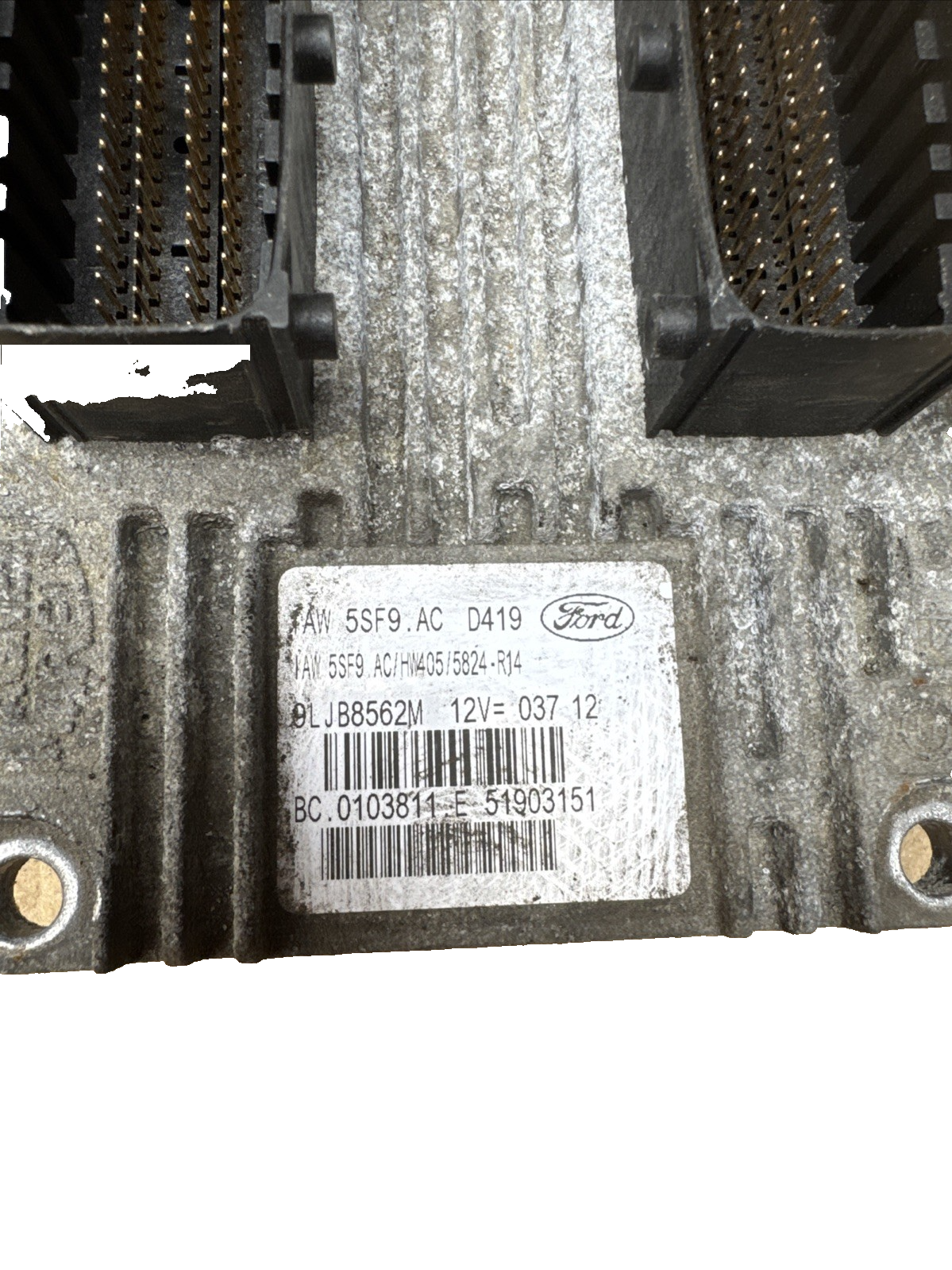 2013 FORD KA 1.2 PETROL ABAA/ABCA ENGINE ECU 51903151 IAW5SF9.AC