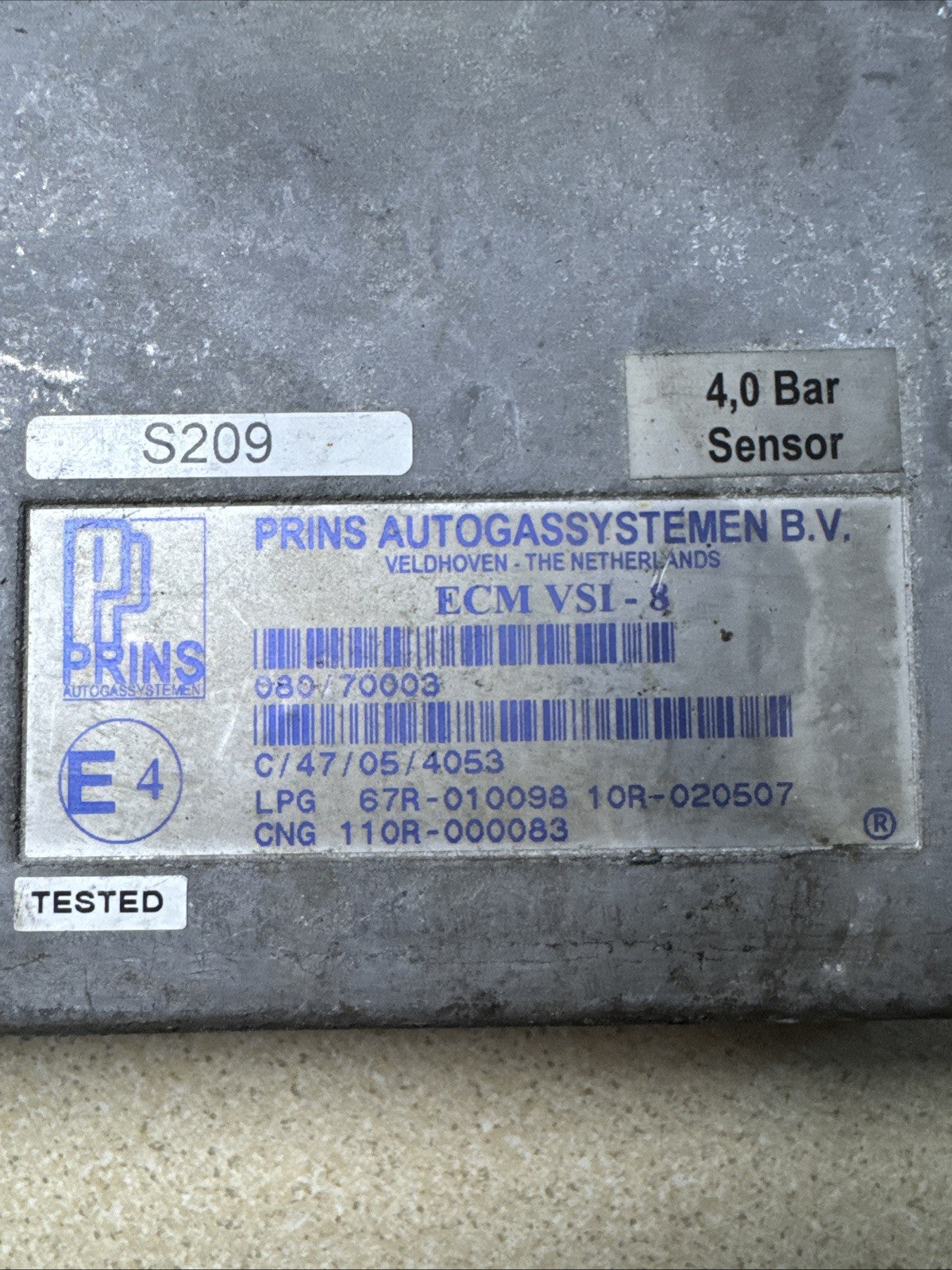 ECM VSI 8     LPG CNG GAS Autogas Module Prins