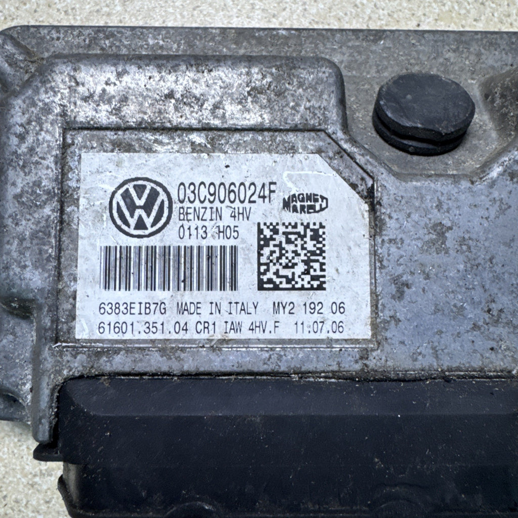 03C906024F VW Polo MK7 1.4 Petrol 2006 Engine ECU 03C906024 F / 61601.351.04