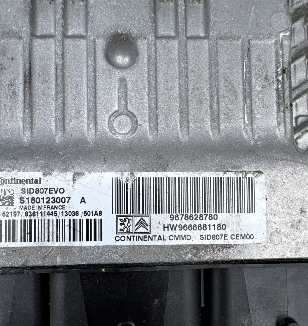 PEUGEOT 3008 ENGINE MANAGEMENT CONTROL ECU 9678628780 MK1 2012