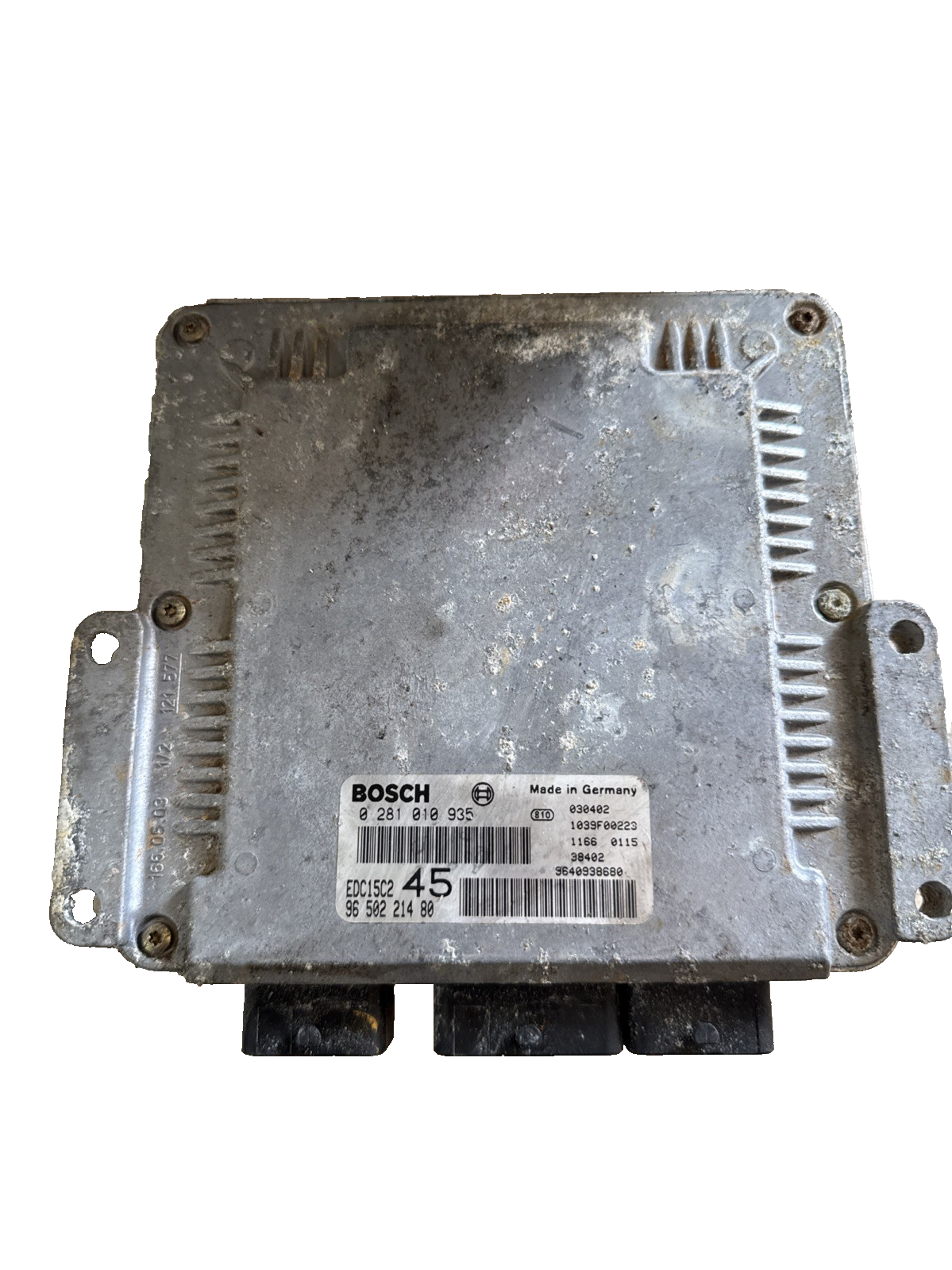 2007 PEUGEOT 307 2.0 HDi DIESEL ENGINE CONTROL ECU 0281010935 / 9646149880