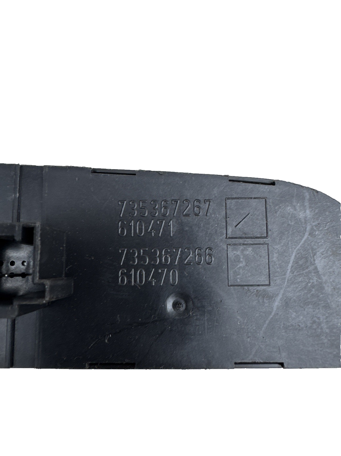 FIAT GRANDE PUNTO 2006 HEADLIGHT ADJUSTER SWITCHES 735367267