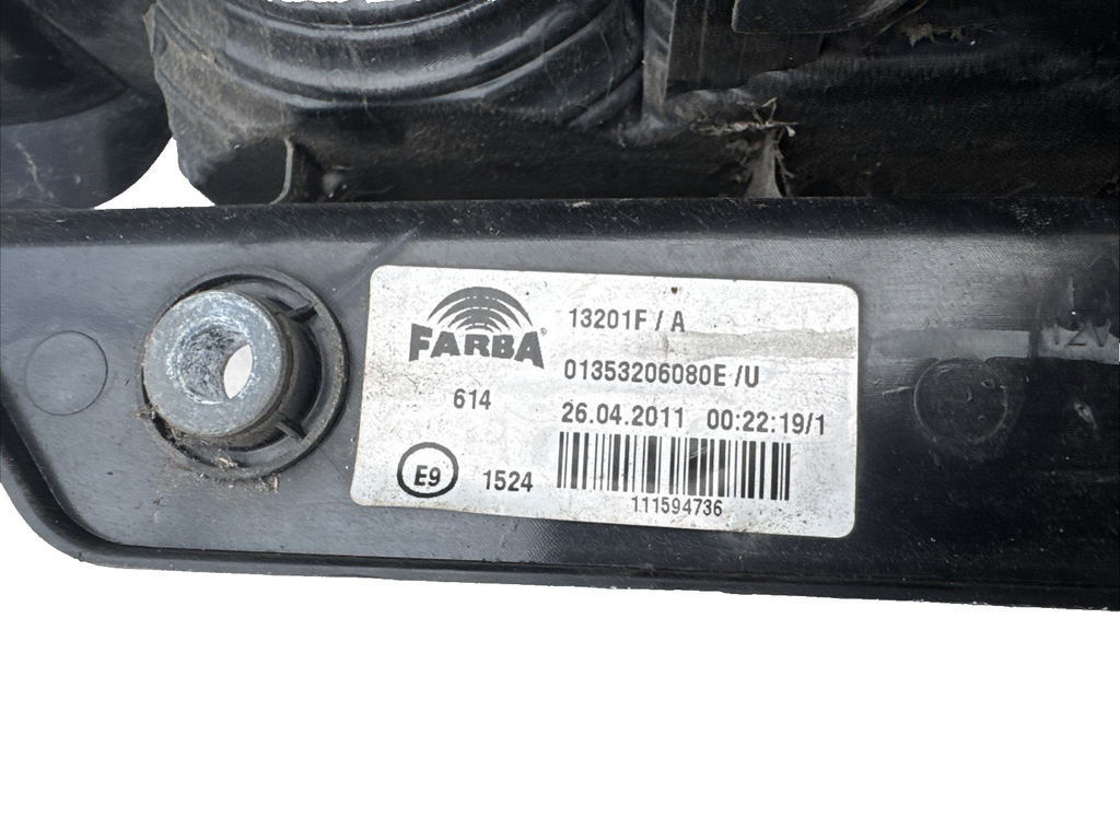 2014 FIAT FIORINO  LEFT PASSENGER SIDE REAR LIGHT TAIL LIGHT 01353206080E