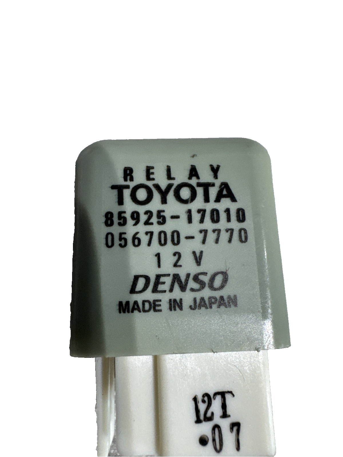 Toyota 5-Pin Cooling Fan Grey Relay 85925-17010 Denso 056700-7770 12V