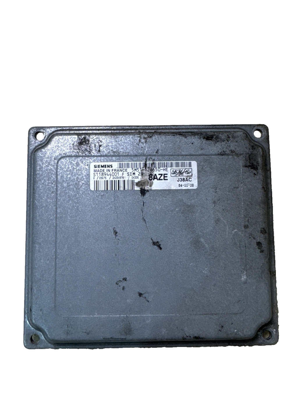 FORD FOCUS ECU ENGINE CONTROL UNIT MODULE 5M5112A650HE S118944001
