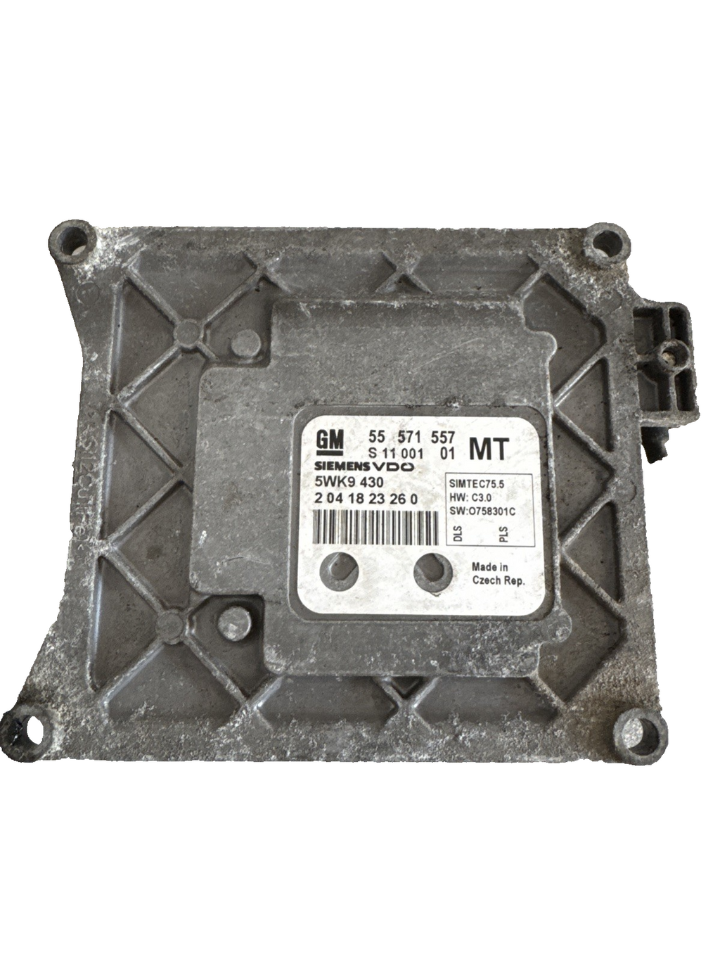 55571557 Vauxhall Zafira 1.8 Engine Control Unit ECU Module 5WK9430