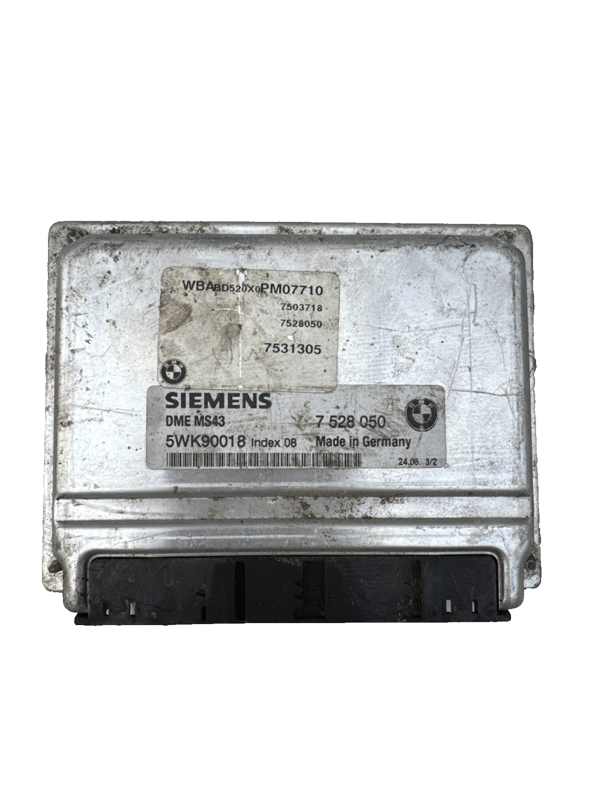 BMW 3 5 series M54B30 MS43 Engine ECU DME Control Unit - 330i 330Ci 530i E46 E39