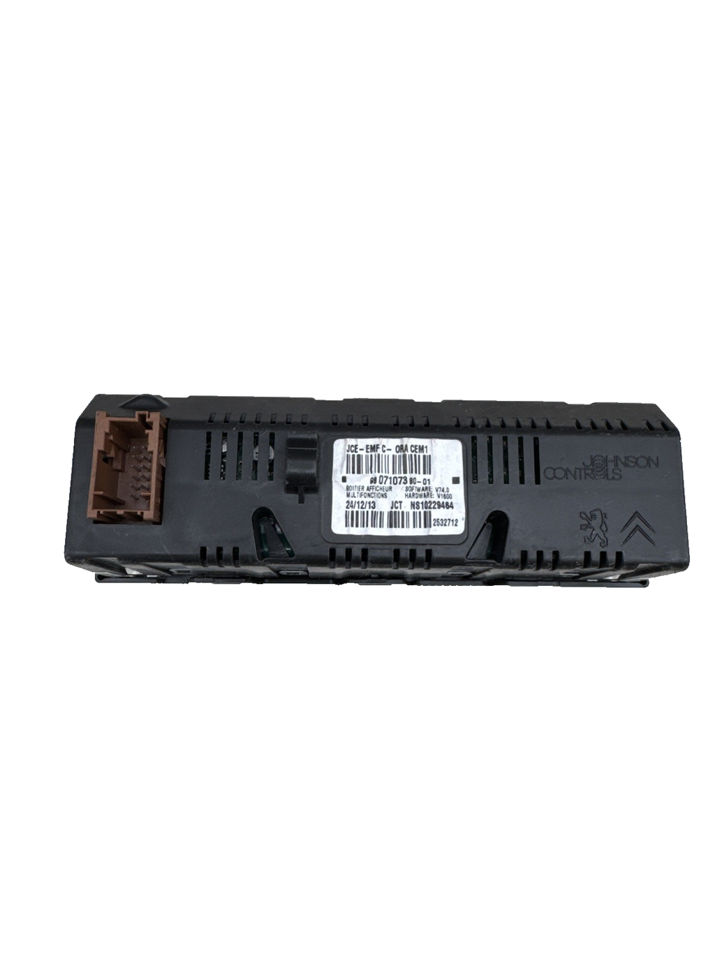 2009-2016 CITROEN DS3 MULTIFUNCTION CLOCK SCREEN DISPLAY 9807107380-01. W151