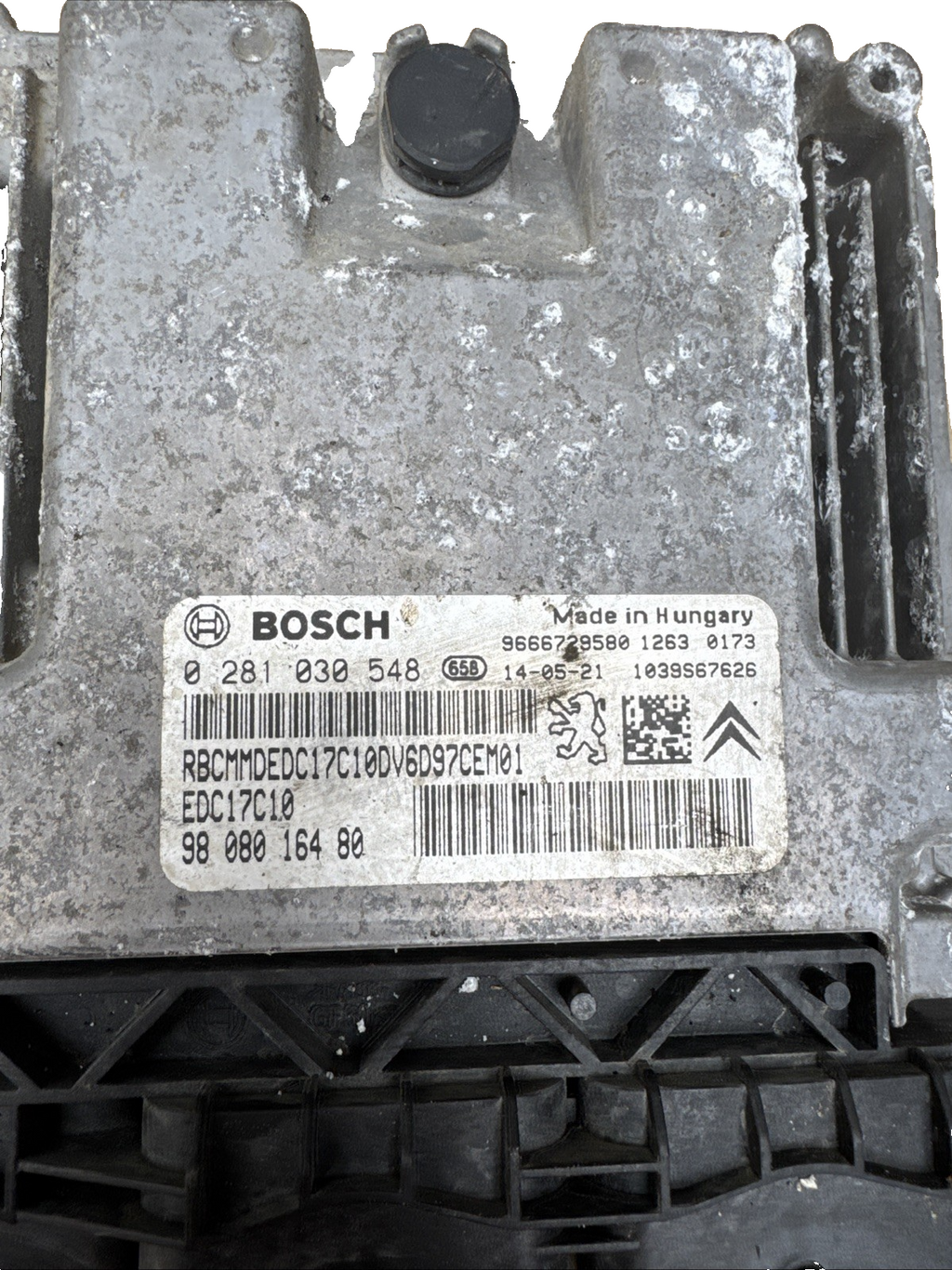 2014 PEUGEOT 308 1.6 ENGINE CONTROL UNIT ECU - 0281030548 (L1-3B)