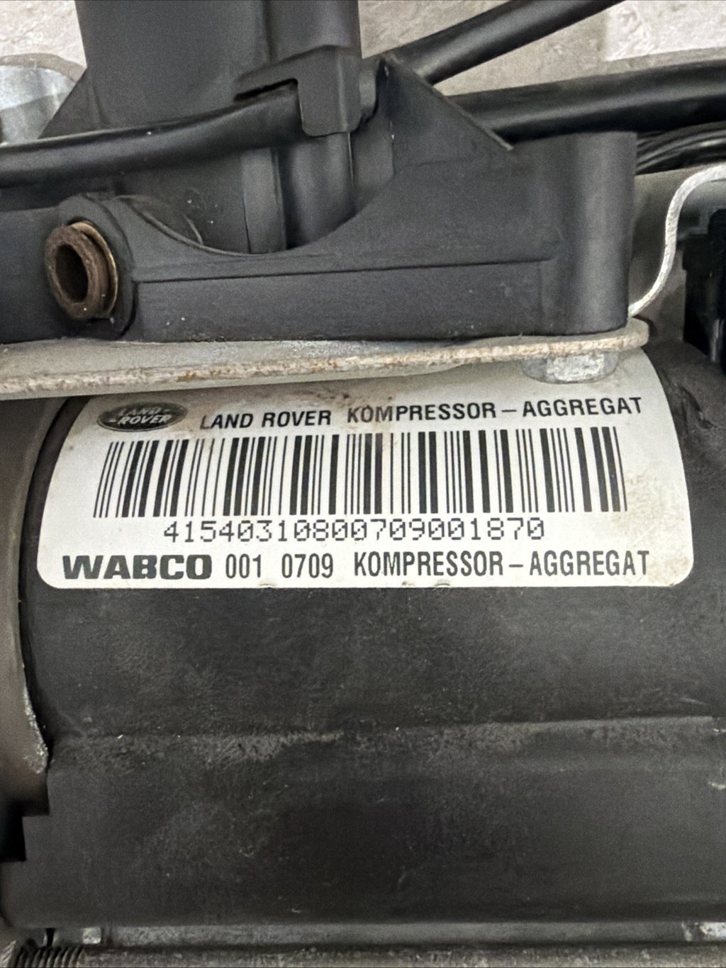 Land rover wabco 001 1001 compressor kompressor aggregat JYF floor #A1