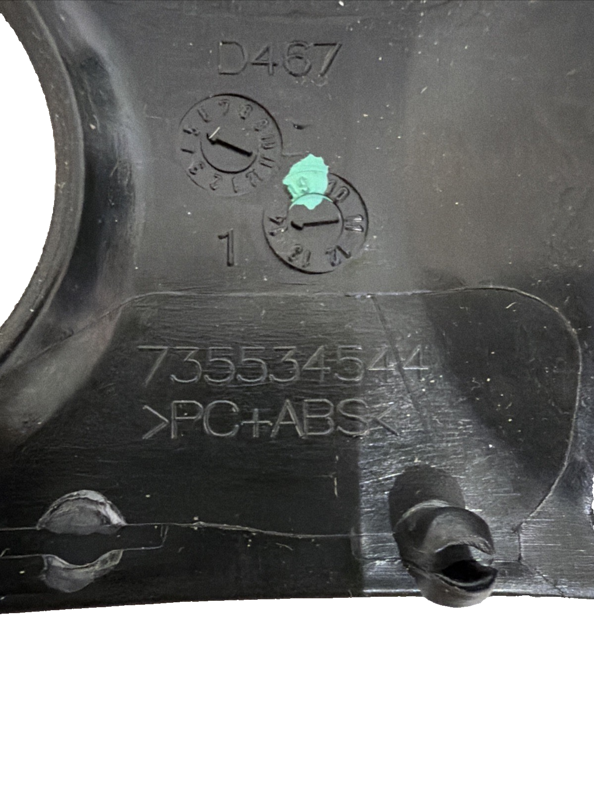 735534544 Plastic Ignition Switch Block Fiat 500L 2015 1.3 Diesel 62KW 5P