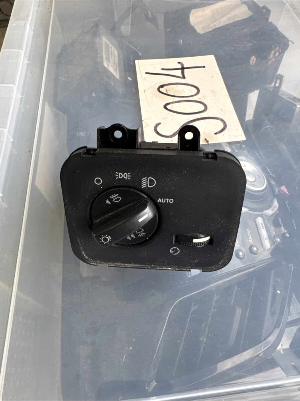 LAND ROVER 2008 HEADLIGHT SWITCH YUD501220PVJ RANGE ROVER
