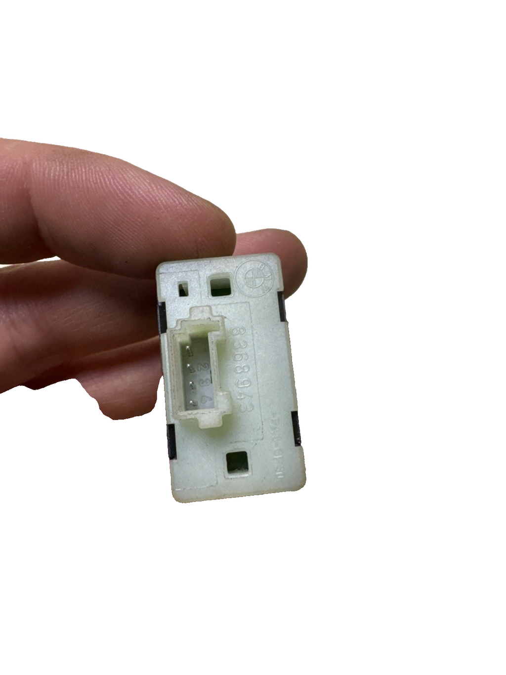 BMW e36 3 Series Window Switch button Beige white Rear 8368943