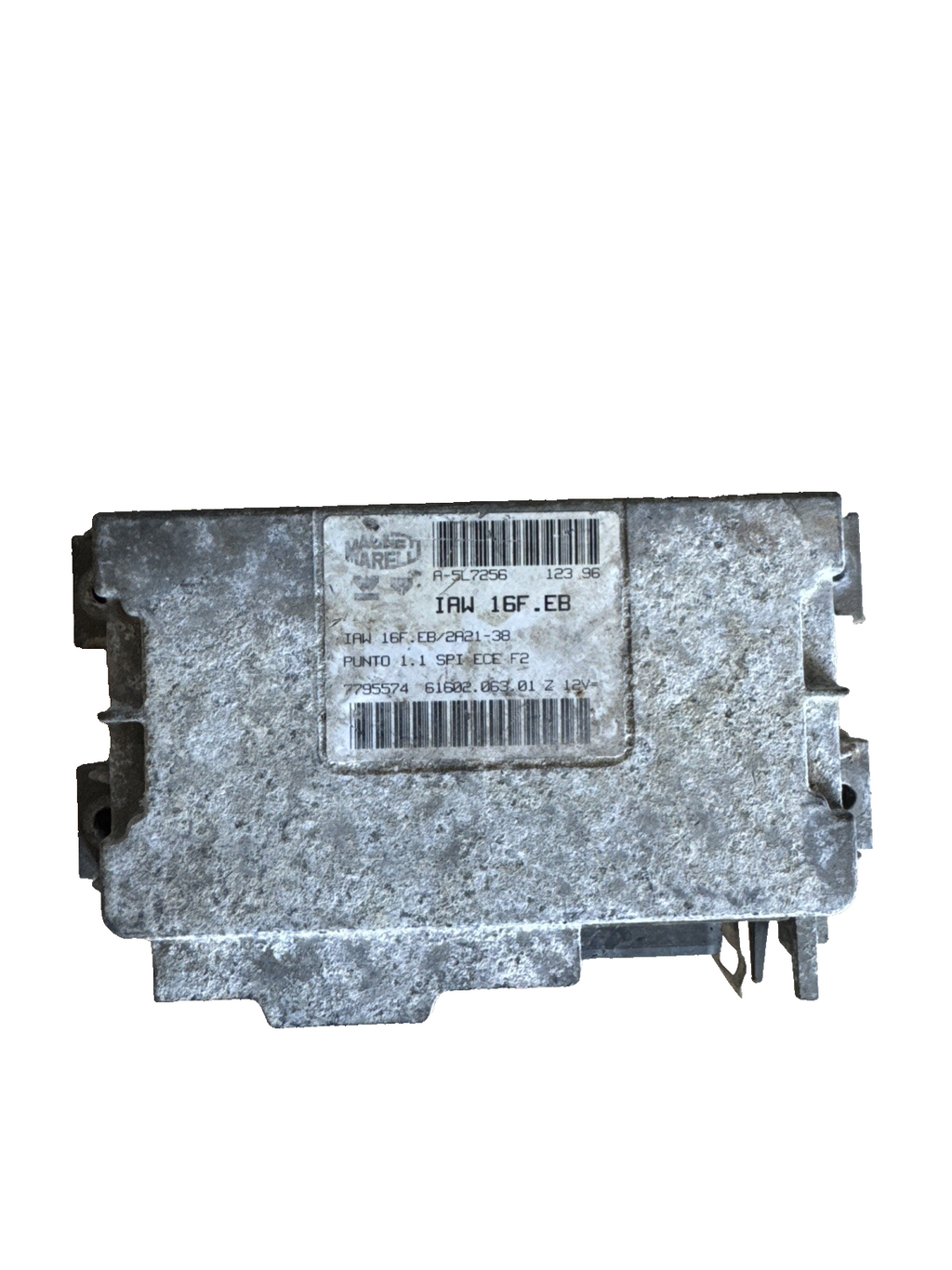 2001 FIAT PUNTO 1.1 16V SPI ENGINE ECU CONTROL IAW16FEB 7795574