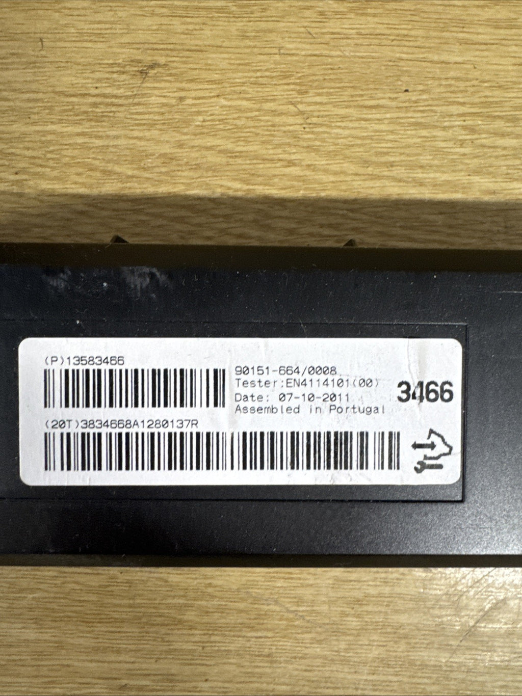 VAUXHALL ASTRA 2012 1.4 SRI 5DR MK6 CLIMATE CONTROL MODULE 13583466