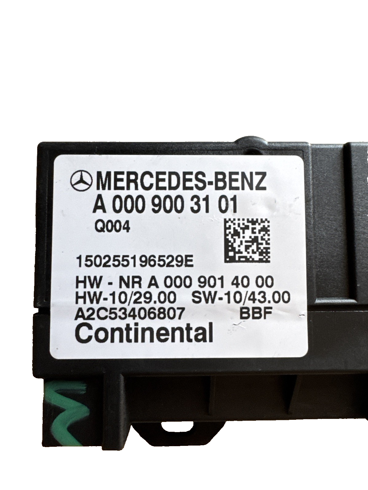 MERCEDES ML FUEL PUMP CONTROL MODULE ECU A0009003101 W166 2011 - 2015