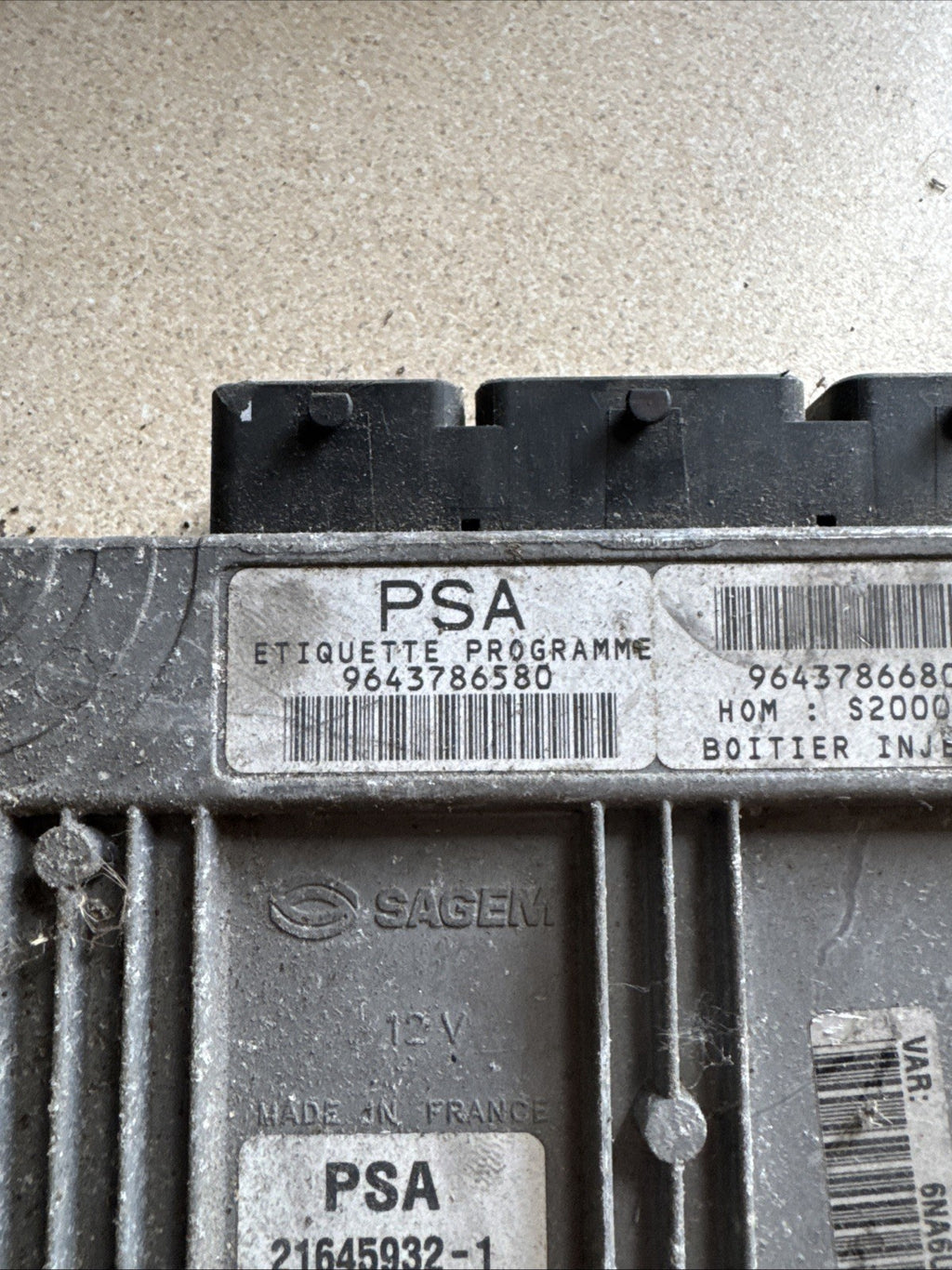 Citroen Xsara Picasso 1.8i 85kw 2001 Petrol Engine control unit ECU 9643786580