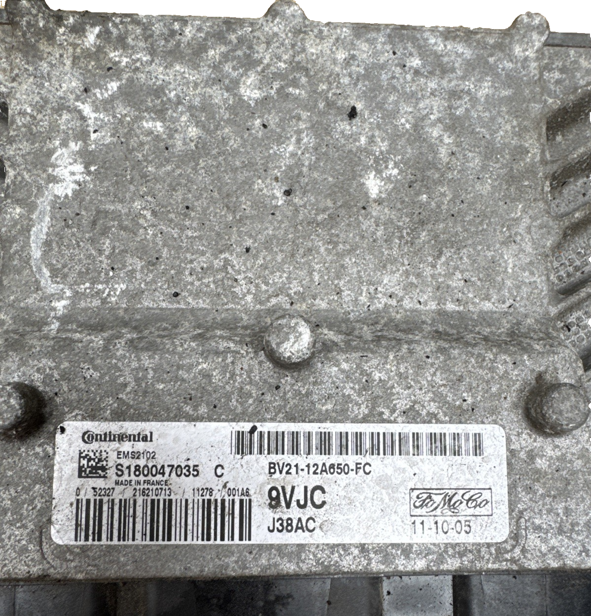 FORD FIESTA ENGINE ECU CONTROL UNIT ECU MK7 B299 ZETEC 1.2 PETROL  BV2112A650FC