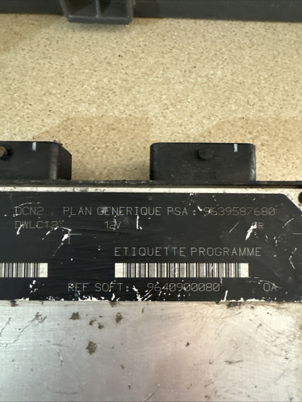 PEUGEOT 306 2001 MK1 1.9 DIESEL ENGINE CONTROL UNIT ECU 9639587680