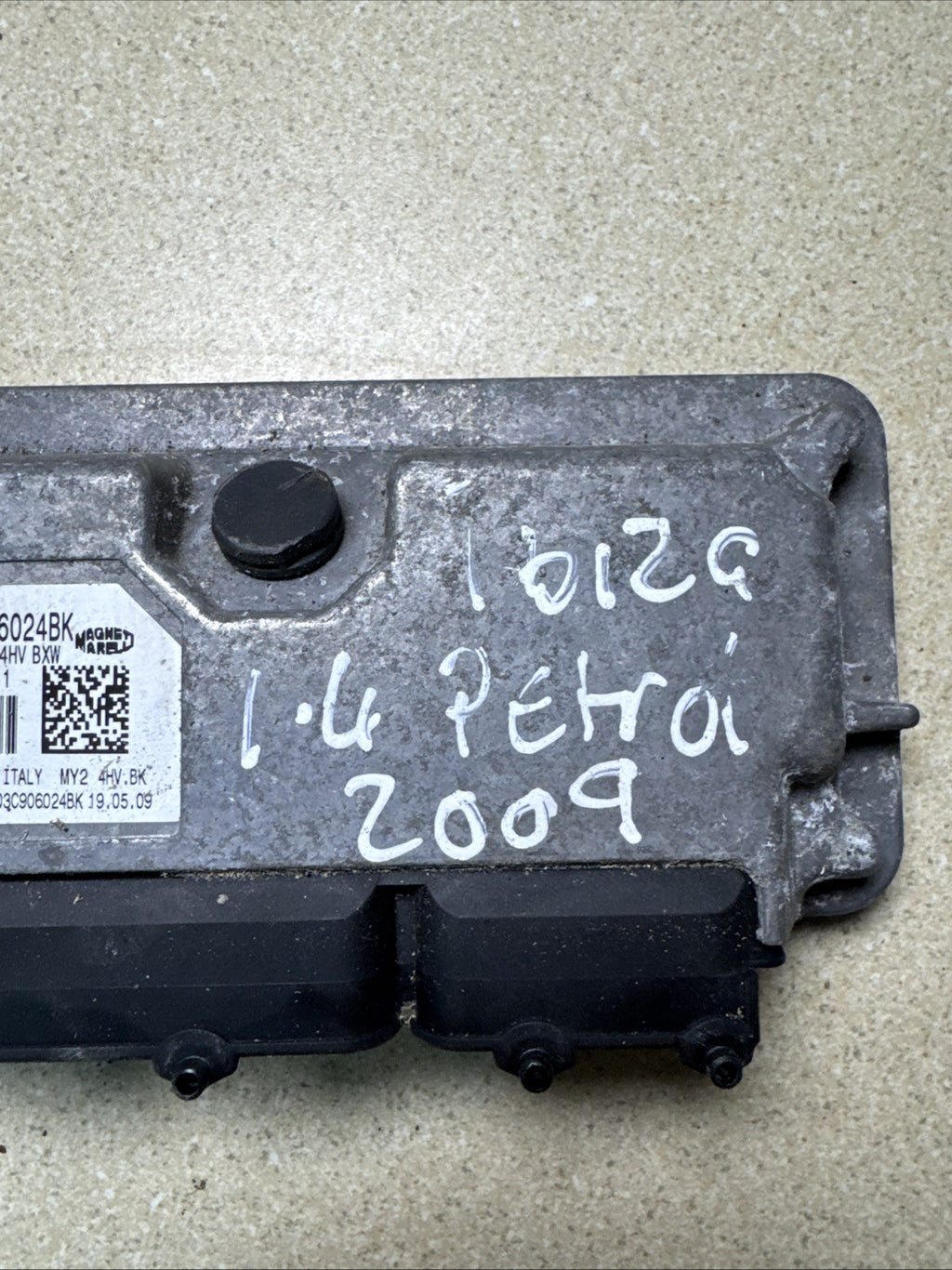 2009 SEAT IBIZA 1.4L PETROL 6J MK4 ENGINE ECU 03C906024BK