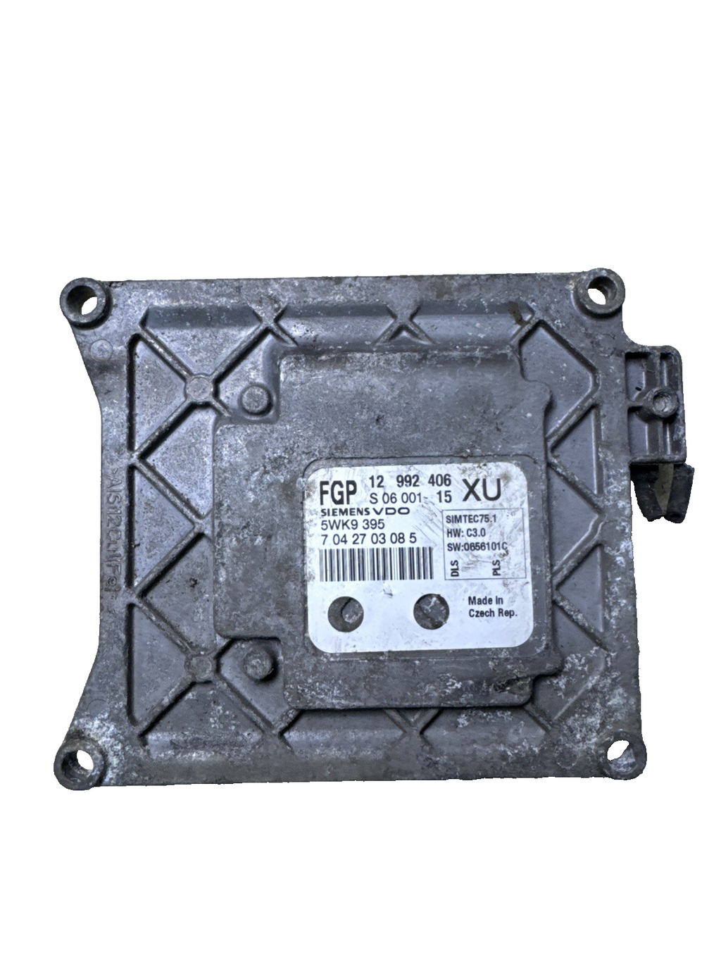 VAUXHALL ASTRA H 2008 1.8 PETROL MK5 5DR ENGINE ECU 12992406 XU
