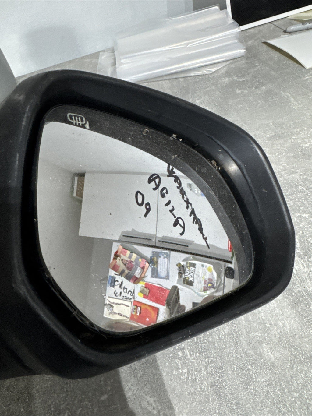 2012 VAUXHALL AGILA RIGHT DRIVER SIDE WING MIRROR 3601103R