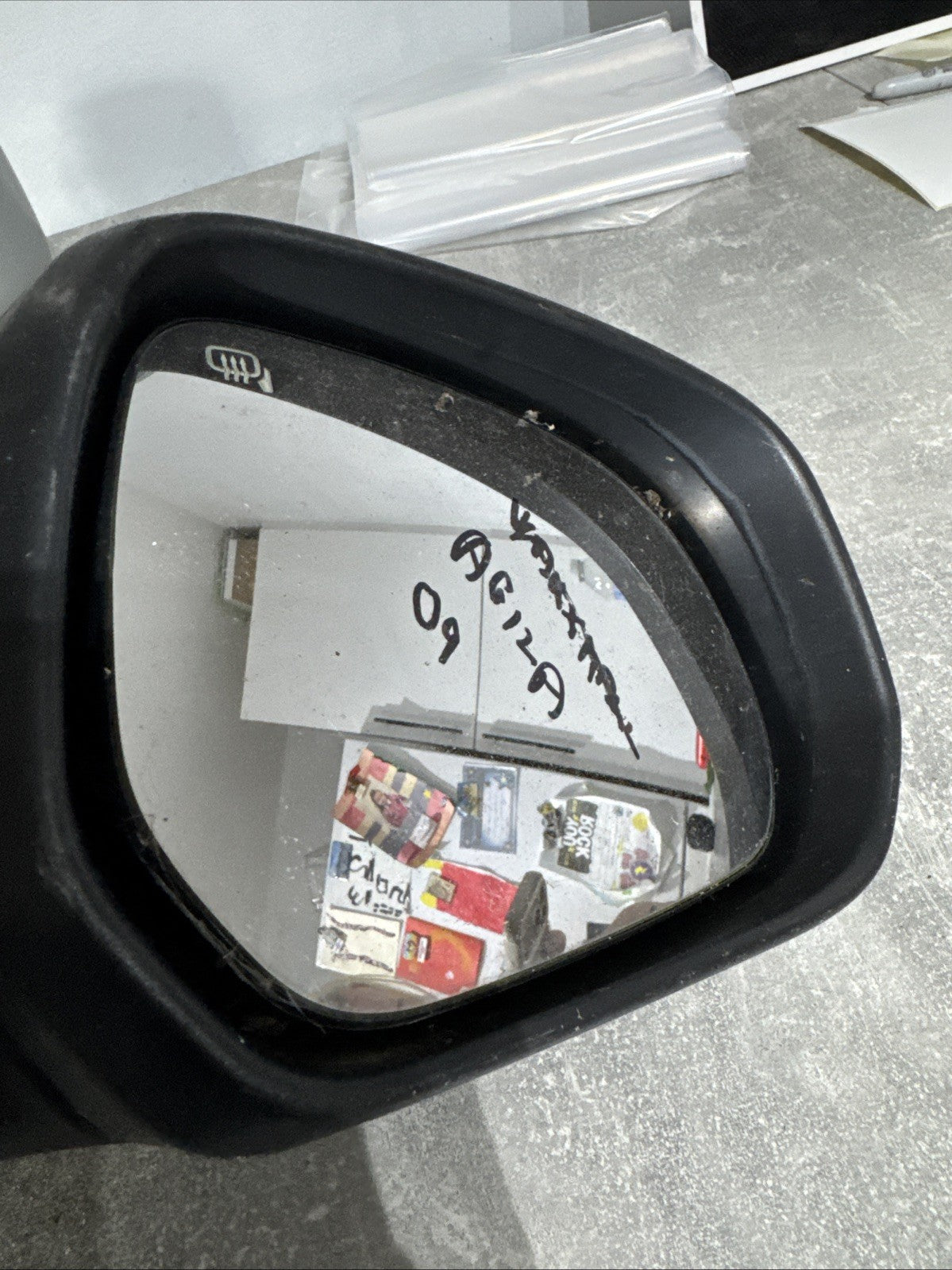 2012 VAUXHALL AGILA RIGHT DRIVER SIDE WING MIRROR 3601103R