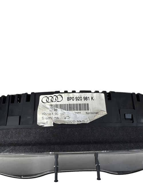 2008 AUDI A3 8P 1.9 TDI 5DR MK2 SPEEDOMETER INSTRUMENT CLUSTER 8P0920981K