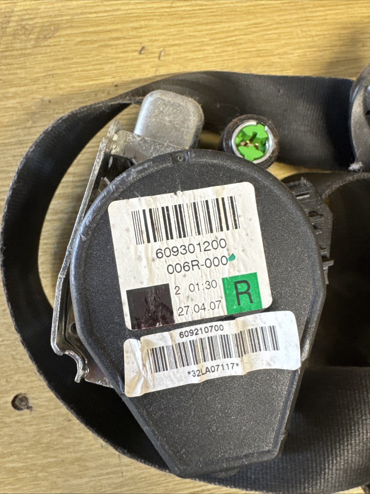 RANGE ROVER SPORT(L320) SEAT BELT FRONT RIGHT DRIVER SIDE 609301200