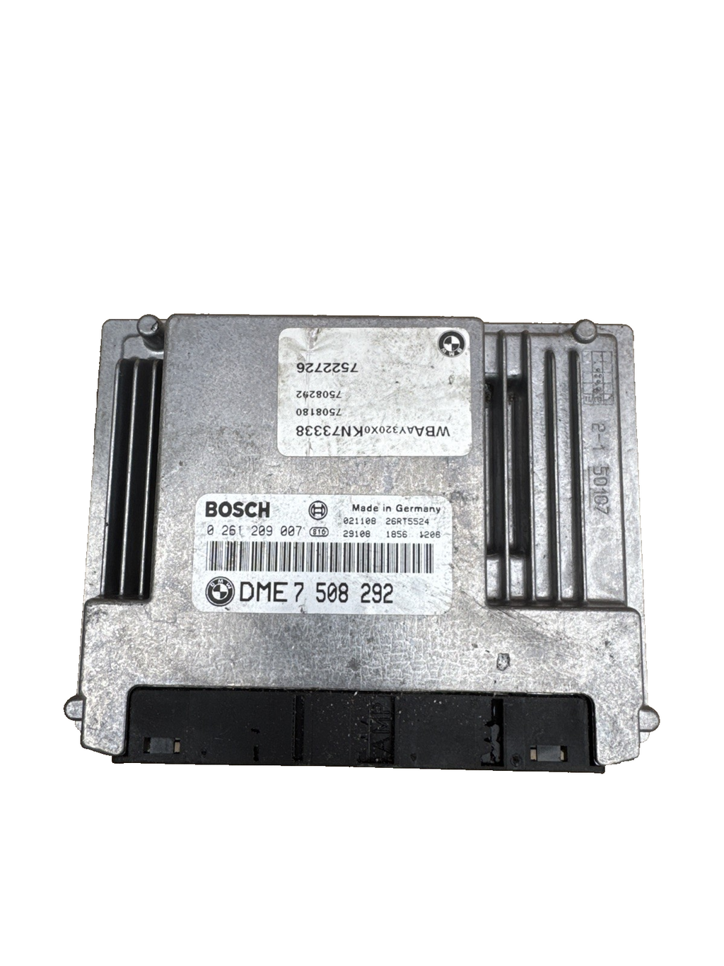 BMW 3 Series E46 ECU Control Unit 2.0 Petrol 0261209007 N42 Engine 7508292