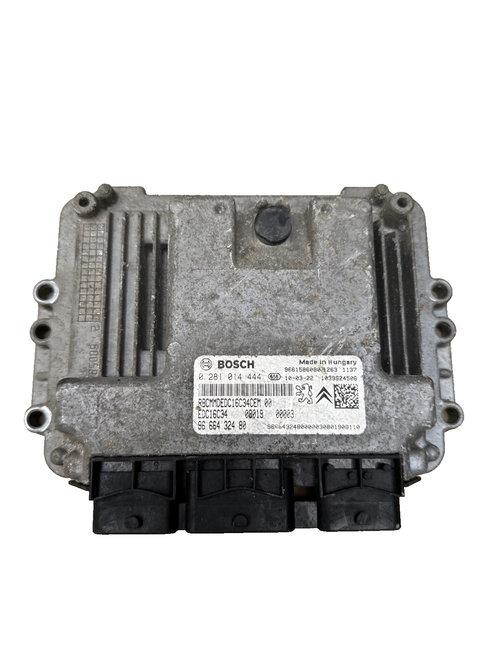 2007–2012 Peugeot Citroen 1.6 HDi ECU Engine Control Unit 0281014444 9666432480