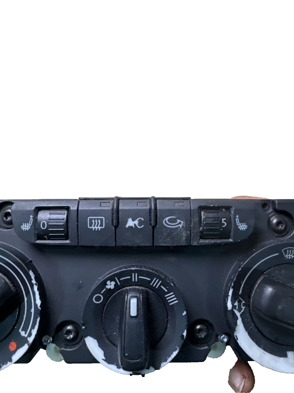 2008 VW PASSAT B6 HEATER CLIMATE CONTROL WITH HEATED SEAT SWITCH