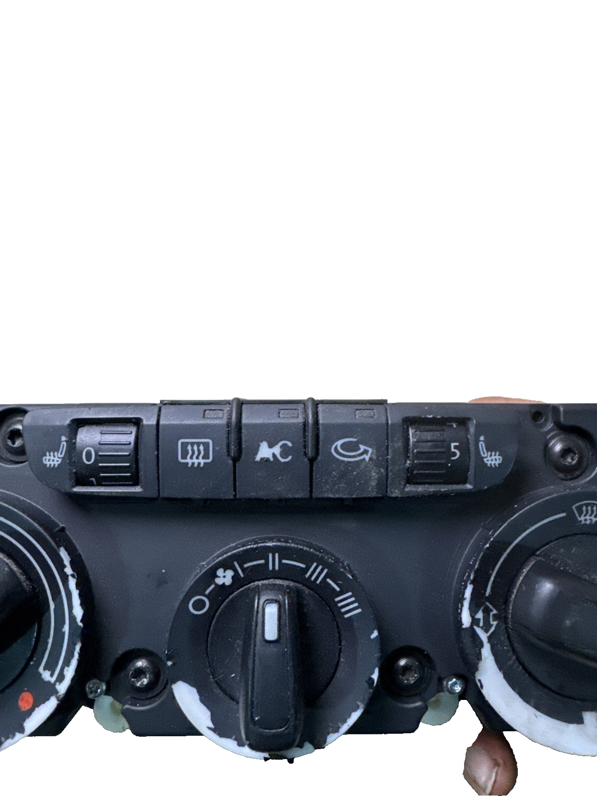 2008 VW PASSAT B6 HEATER CLIMATE CONTROL WITH HEATED SEAT SWITCH