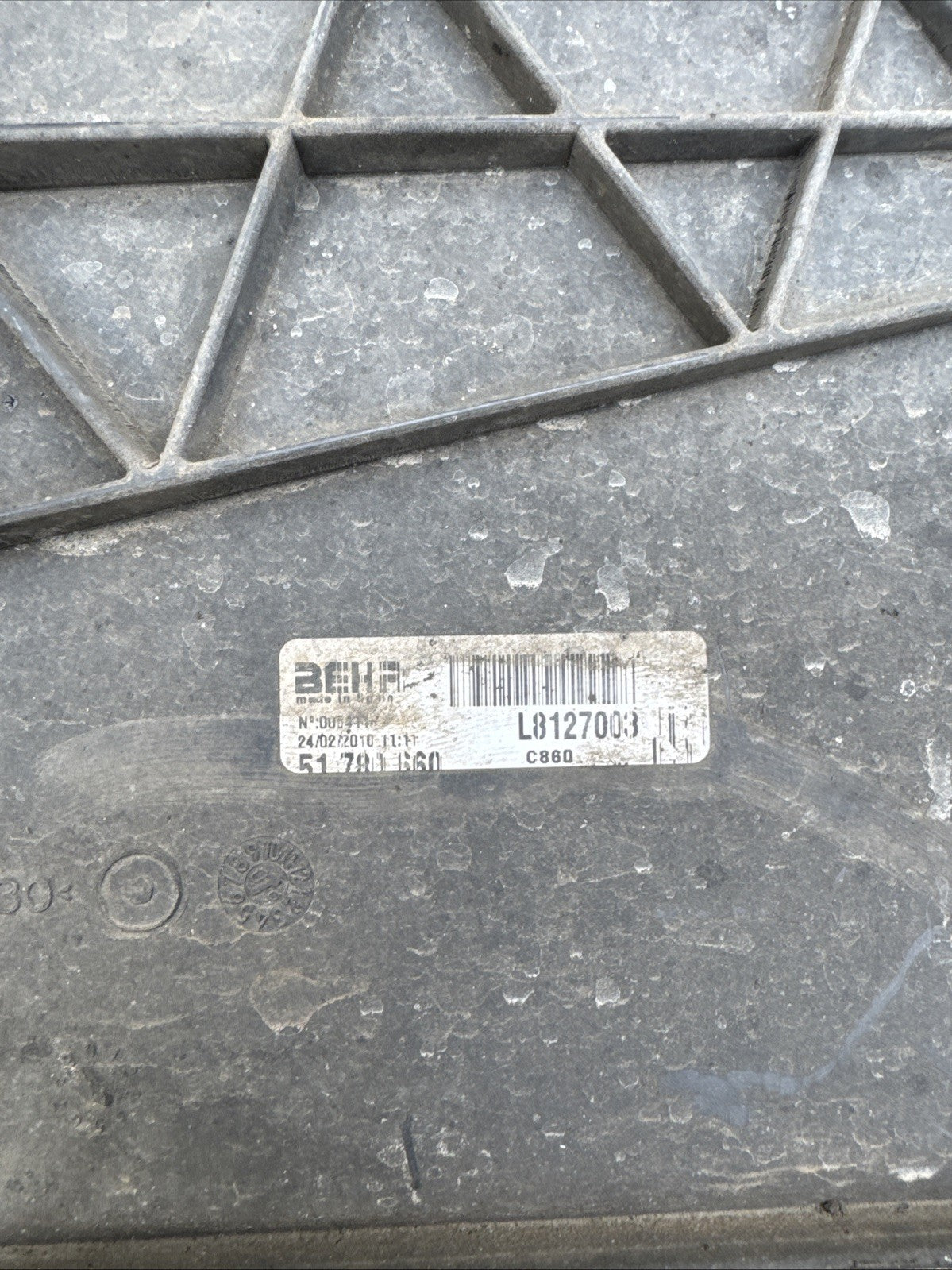 2010 CITROEN NEMO DIFFUSER RADIATOR FAN DIESEL 1400 L8127003