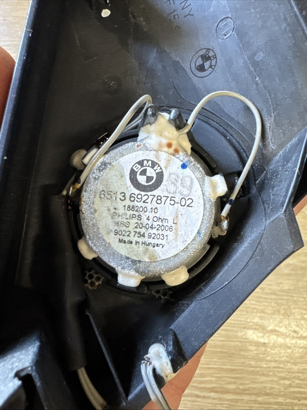 BMW Z4 Series E85 E86 Loudspeaker Door Speaker Tweeter Left N/S 6927875
