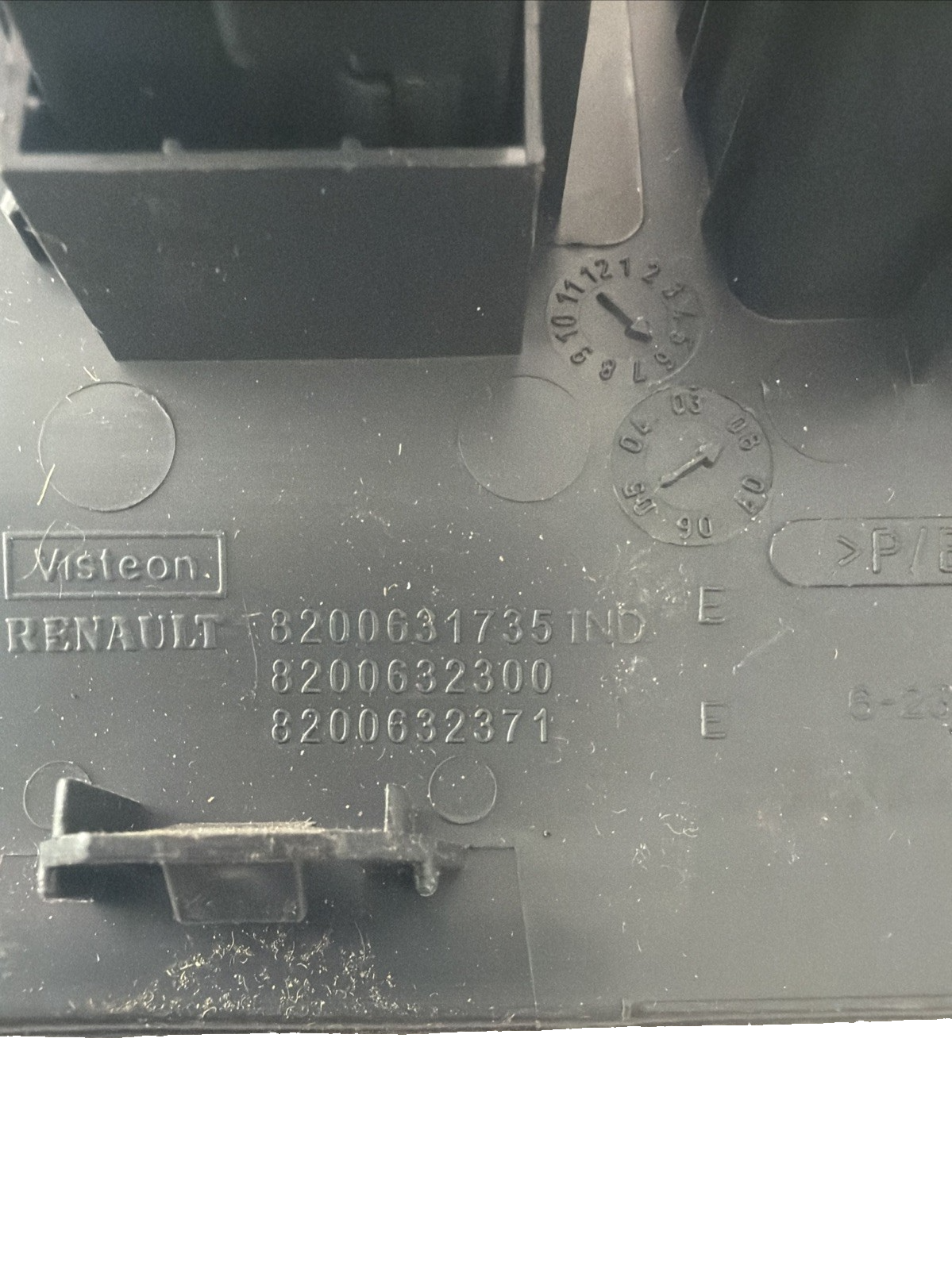 2010 RENAULT MODUS 5DR EXPRESSION HEADLIGHT ADJUSTER SWITCH 8200631735