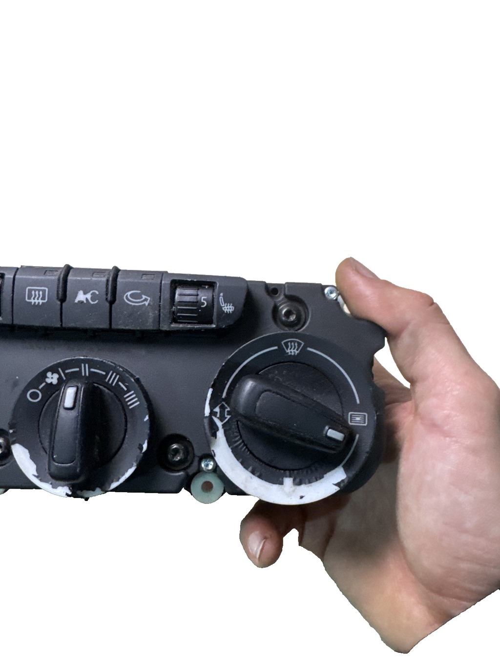 2008 VW PASSAT B6 HEATER CLIMATE CONTROL WITH HEATED SEAT SWITCH